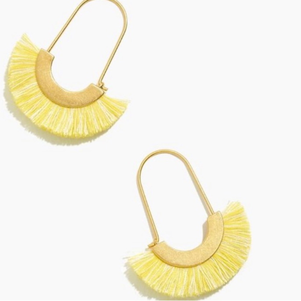 Madewell Arc Wire Fringe Earrings